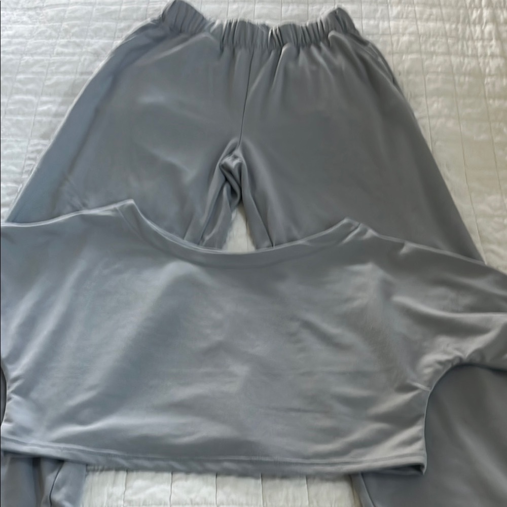 Slate blue/gray casual 2 piece set by Kimberly C